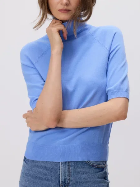 Reserved Светр-водолазка світло-блакитний блакитна