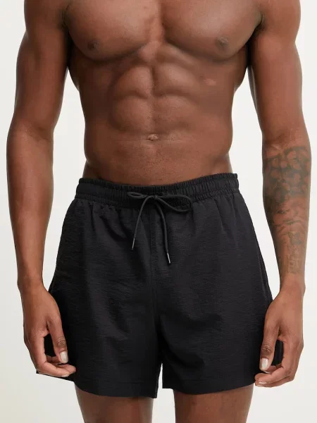 Плувни шорти Abercrombie & Fitch черно