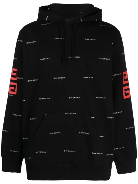 Hanorac cu glugă Givenchy cu imagine negru