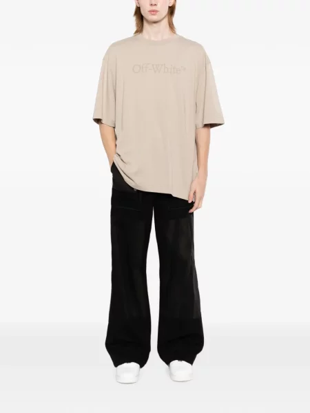 Tricou Off-white cu imagine alb
