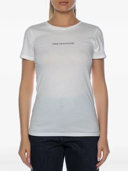 Tricou One Teaspoon cu imagine alb