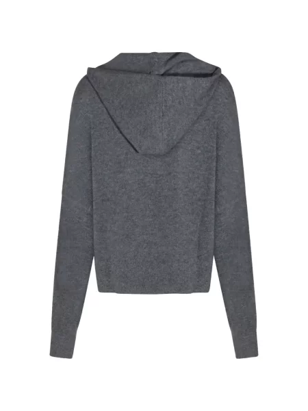 Hanorac cu glugă Blumarine cu cordon gri