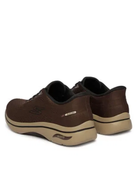Tenisice Skechers Go Walk Arch Fit - Percy Tamno smeđa