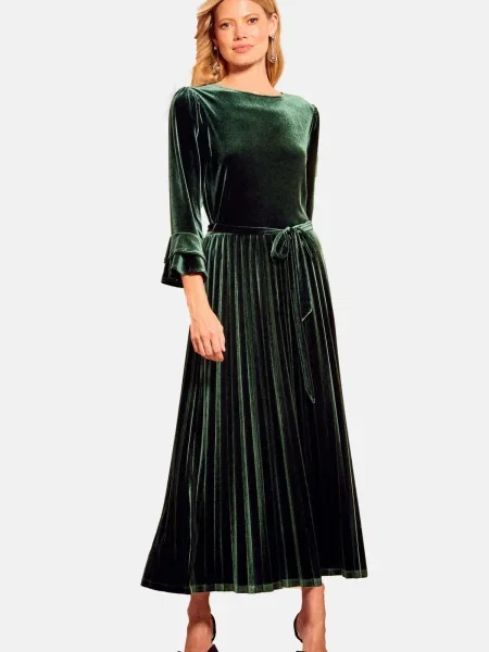 Love & roses Obleka zelena