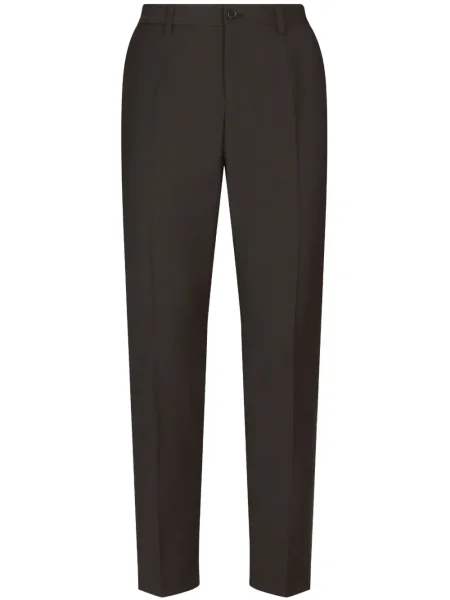 Pantaloni Dolce & Gabbana cu broderie gri