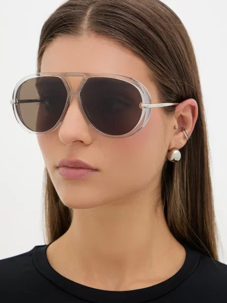 Bottega Veneta ochelari de soare aviator pentru femei