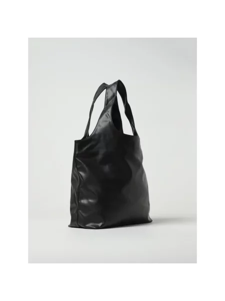 Torebka A.p.c. skórzana z nadrukiem czarna