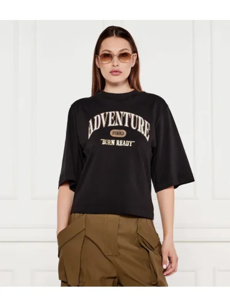 Pinko Tricou Adventure | negru