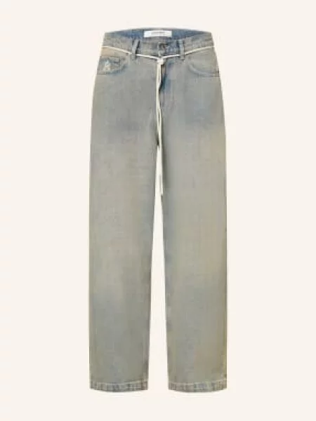 About:Blank Džíny Regular Fit dirty wash blue modré