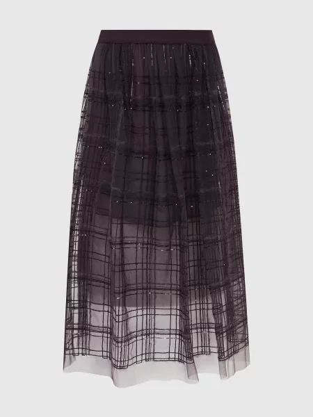 Спідниця Brunello Cucinelli фіолетова