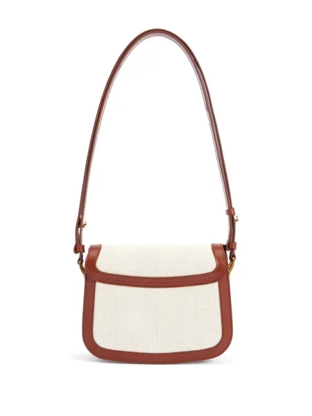 Geantă de mână Ami Paris cu autograf maro