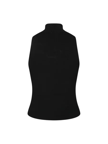 Top Diesel prążkowany na ramiączkach czarny