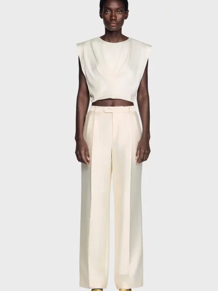 Топ Sandro білий