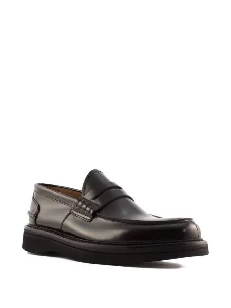 Pantofi loafer Green George din piele verde