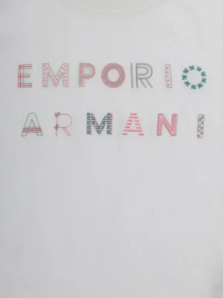Koszulka dziecięca Emporio Armani biała