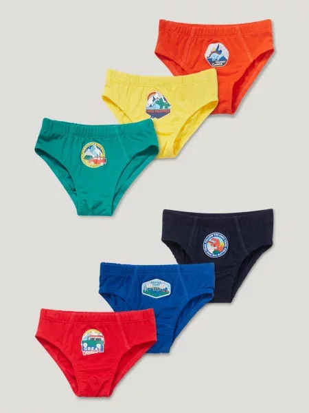 Дитячий Набір трусів C&A червоний/синій червоні