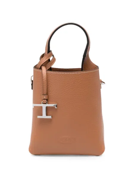 Geantă shopper Tod's din piele maro