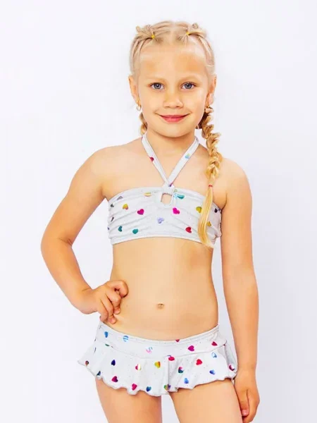 Дитячий Купальник Носи своє сірий