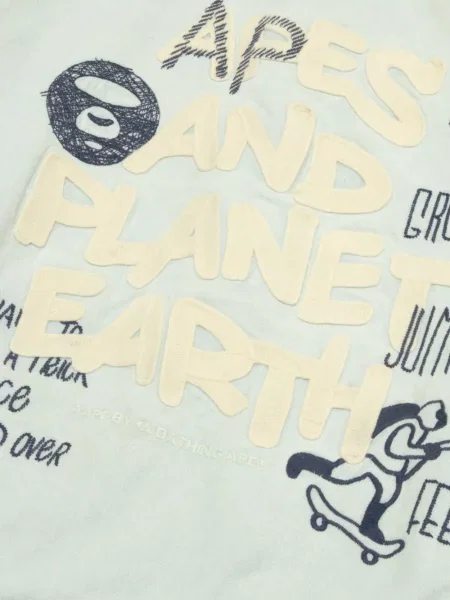 Geacă Aape By A Bathing Ape cu glugă albastru
