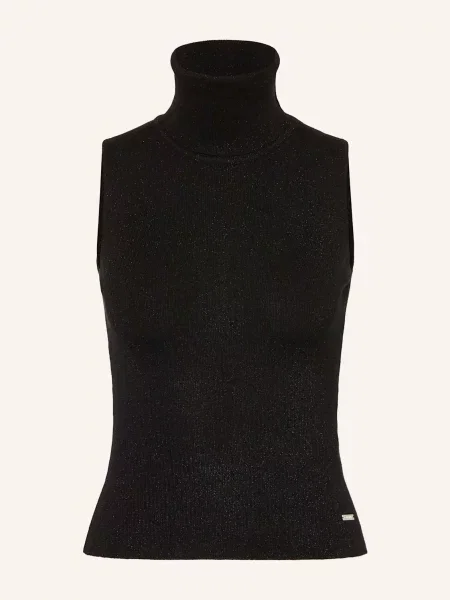 Pletené pletené tričko Dsquared2 černé