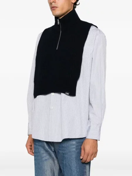 Pulover Mm6 Maison Margiela albastru