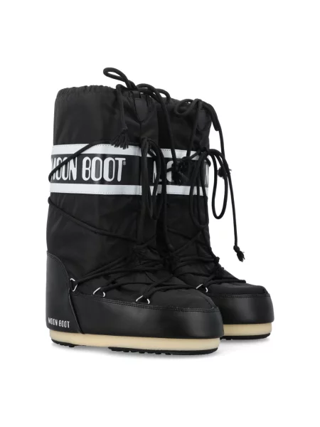 Moon Boot Buty Moon Boots Icon schwarz czarne