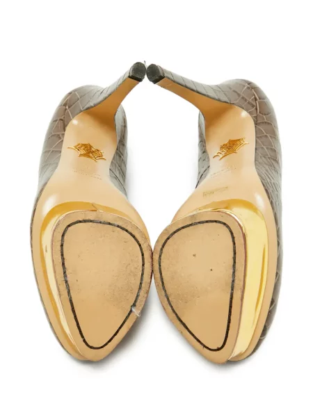 Pantofi cu toc Charlotte Olympia cu platformă maro