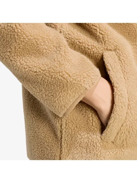 Суитшърт adidas Trefoil Essentials Teddy Fleece Cardboard XXL
