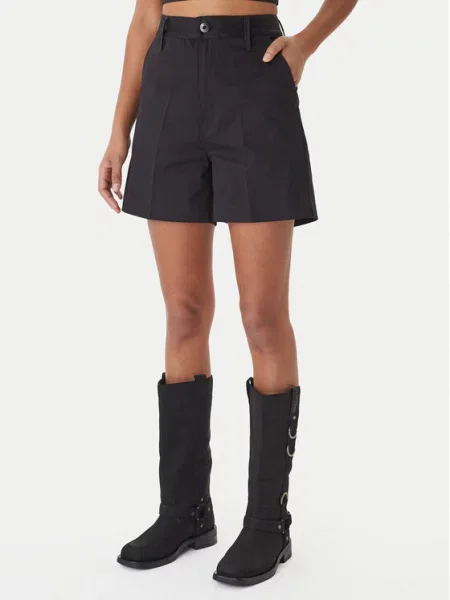 G-Star Raw Шорти от плат черен