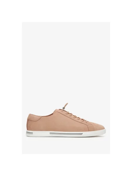 Кеды Estro из нубука бежевые