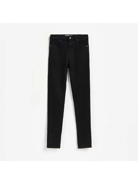 Reserved Slim fit farmer fekete