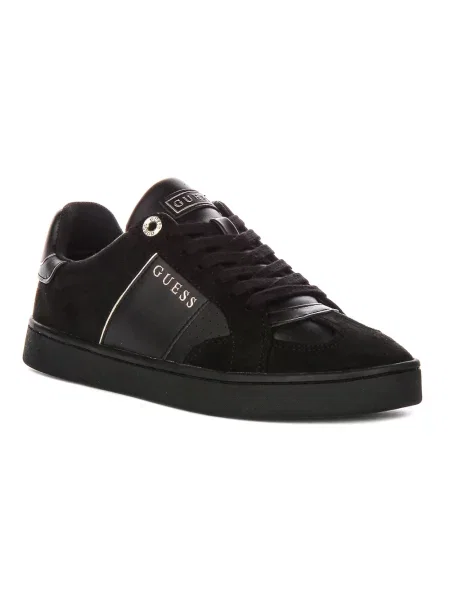 Sneakersy Guess zamszowe czarne