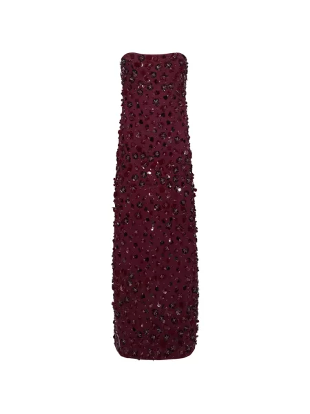 Rochie maxi Simkhai cu paiete fără bretele roșu