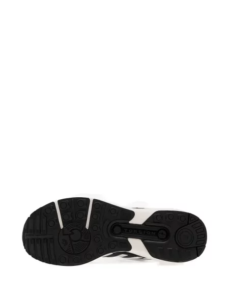 Sneakerși Adidas Campus cu imagine alergare din piele de căprioară negru