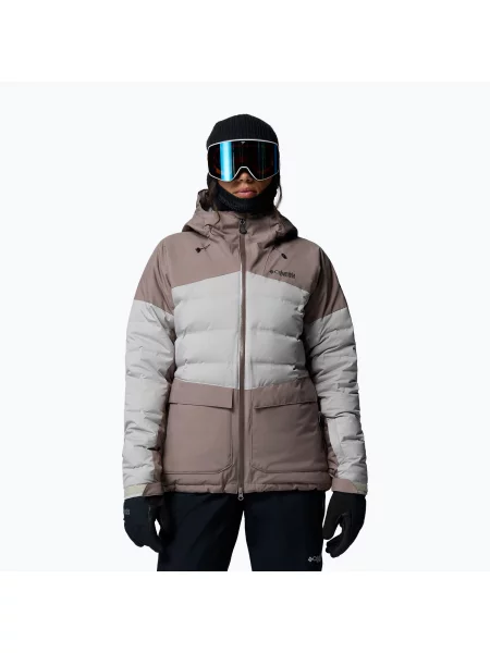 Geacă de schi pentru femei Columbia Glacier Ridge Down iron/flint grey gri