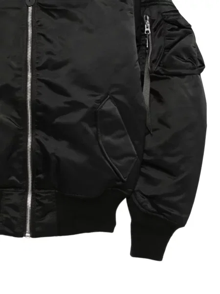 Długa kurtka Alpha Industries czarna