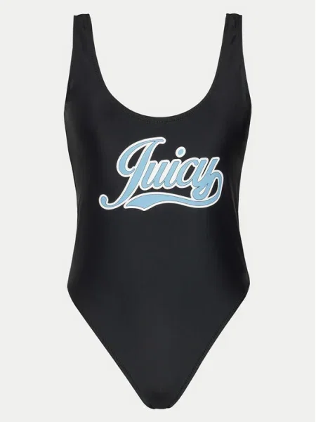 Juicy Couture Costum de baie Retro Devina negru