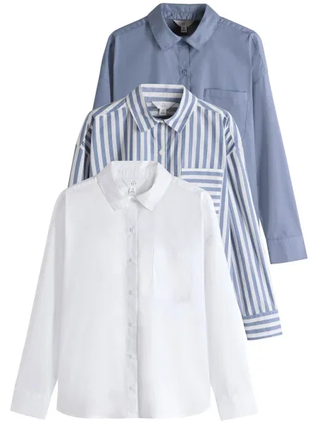 The Set Košeľa modrá biela