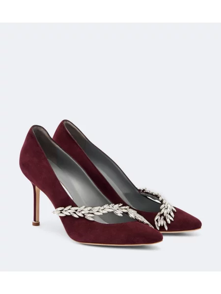 Pantofi cu toc Balenciaga din piele de căprioară