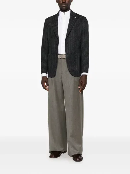 Gulerat lung cămașă Emporio Armani alb