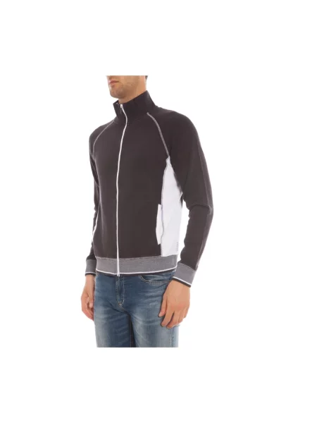 Bluza z kapturem Armani Jeans z kapturem niebieska