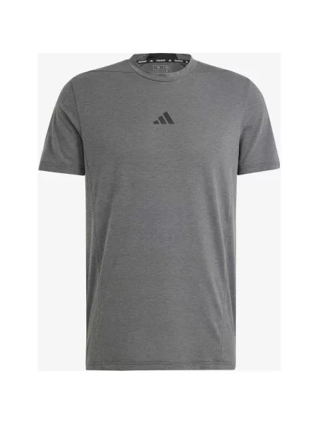 Koszulka adidas Designed for Training Workout krótki rękaw M szara