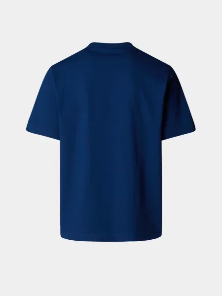 Футболка The North Face Ss Dome Relaxed Pocket темно-синій синя
