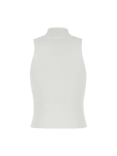 Top Diesel żakardowy biały