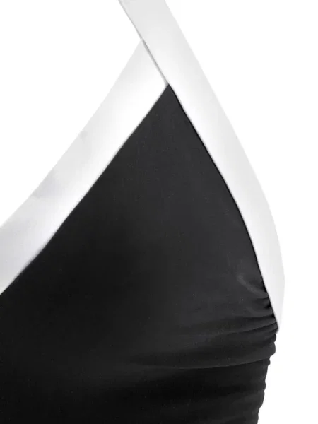 LASCANA Costum de baie întreg negru alb