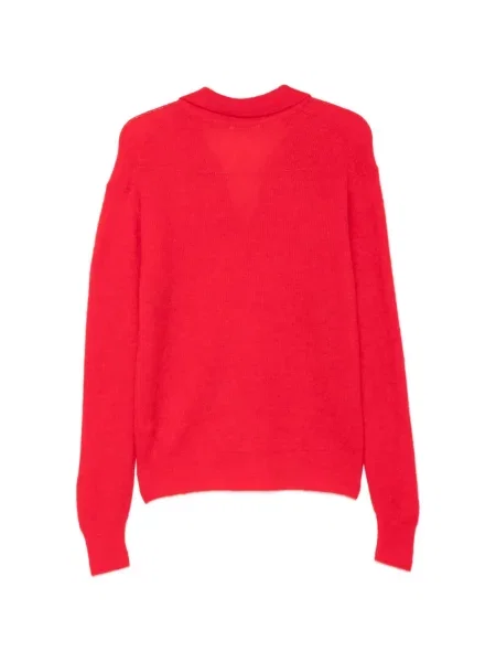 Sweter dziecięcy Auralee czerwony