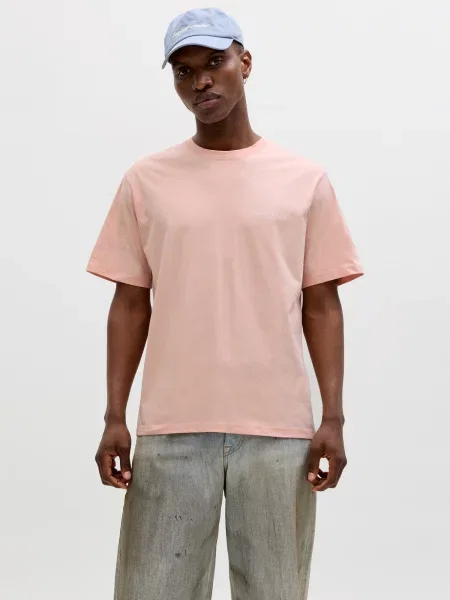 JACK & JONES Majica JORMONTAUK' oranžna