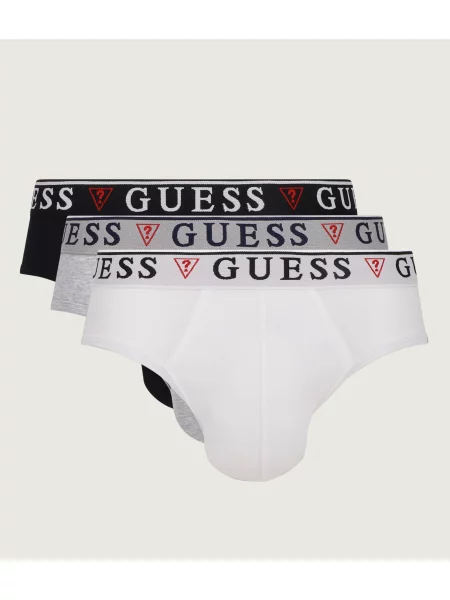 Chiloți multipac Guess alb