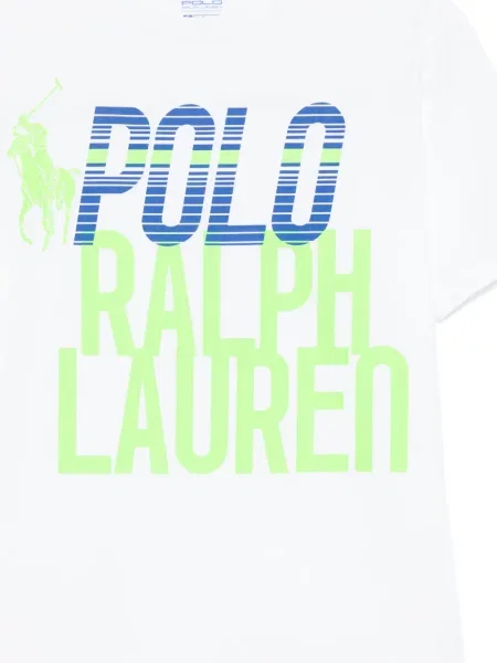 Koszulka polo dziecięca Polo Ralph Lauren biała
