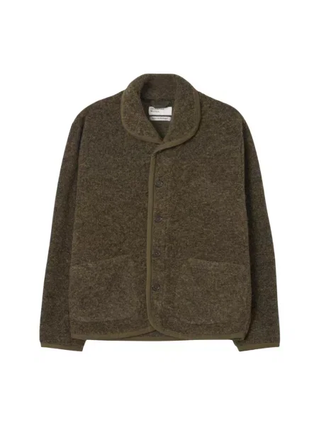 Sweter Universal Works wełniany brązowy